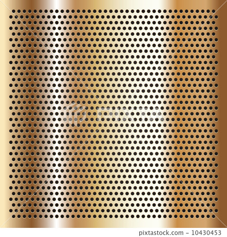Gold background perforated sheet 10430453