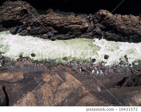 Zambezi river under the Victoria Falls 10431572