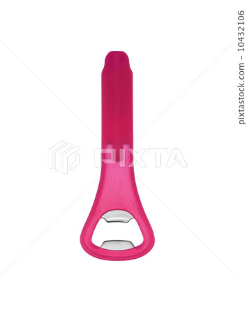 close up of bottle opener on white 10432106