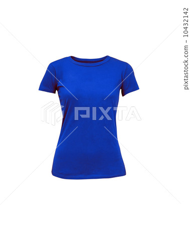 Female t-shirt isolated on white background 10432142