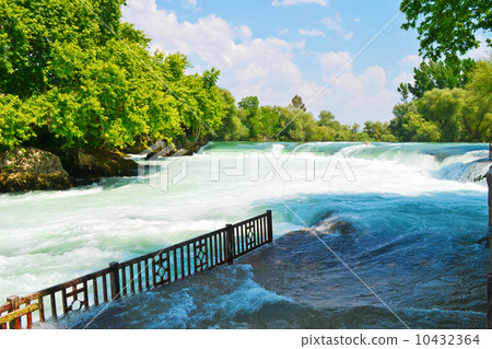 Spring waterfall in Turkey 10432364