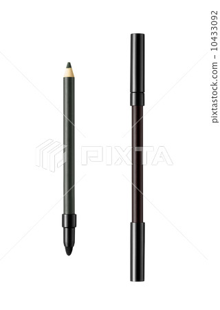 Close up of black eyeliner and pencil 10433092