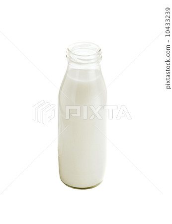 Milk botle isolated on white 10433239