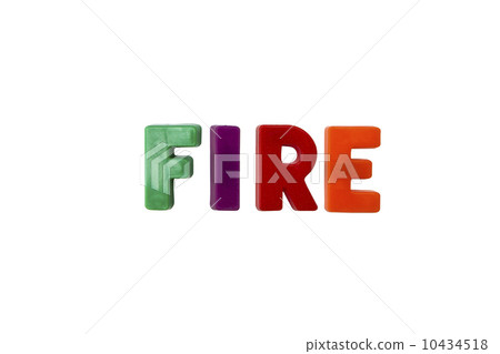 Letter magnets FIRE Letter magnets FIRE 10434518