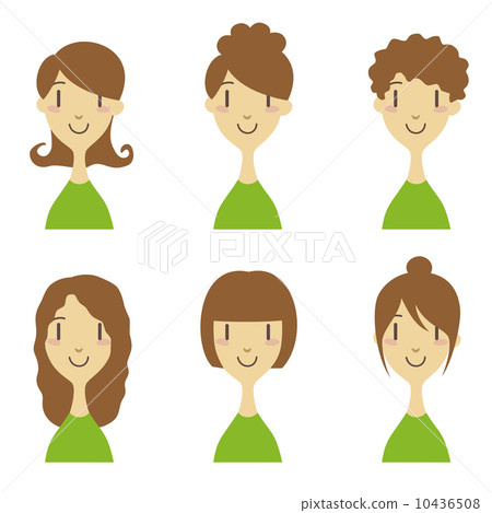 Women of various hairstyle 10436508