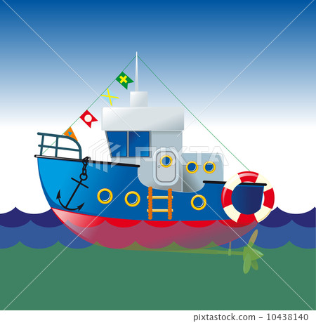 cartoon boat cartoon boat 10438140