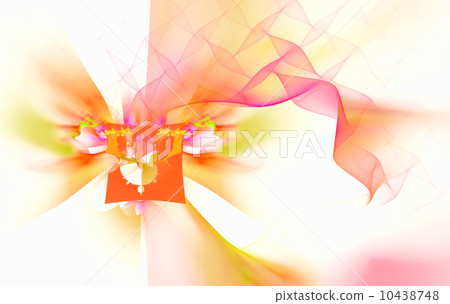 Transparent fabric abstract fractal background 10438748