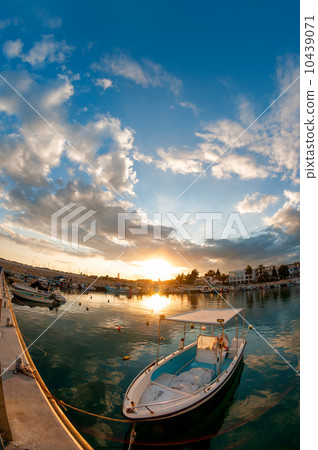 Fishing boat at sunset Fishing boat at sunset 10439071