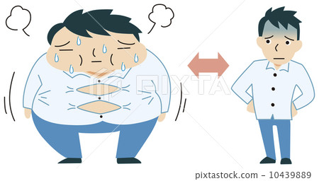 一個男人的胖衣服疲憊不堪 10439889