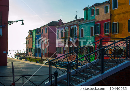 burano, italy, sunrise burano, italy, sunrise 10440983