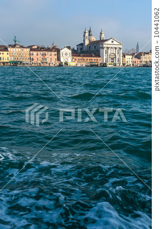 view of Venice from the canal 10441062
