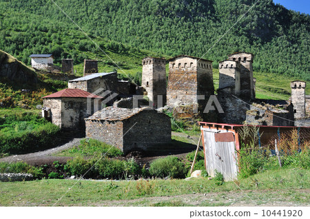 Village Usghuli  in Svaneti, Georgia 10441920