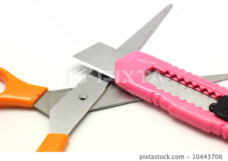 scissors and boxcutter scissors and boxcutter 10443706