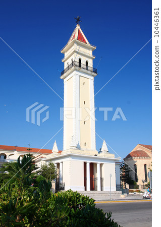 Zakynthos town  with harbor in Greece 10446361