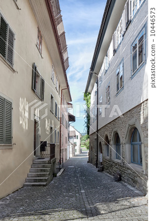 Stein an Rhein. The street of the ancient Swiss town. Europe 10446573