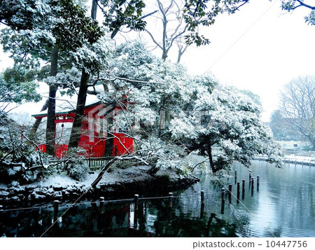Snow washed pond Snow washed pond 10447756