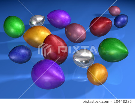 Brightly Colored Eggs 10448285