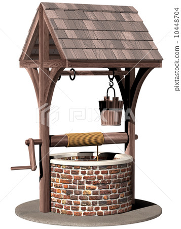 Ancient wishing well 10448704