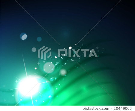 Futuristic abstract blurred flares and colors 10449003