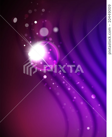 Futuristic abstract blurred flares and colors 10449009
