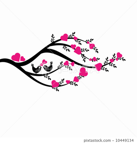 Love Tree - Stock Illustration [10449134] - PIXTA