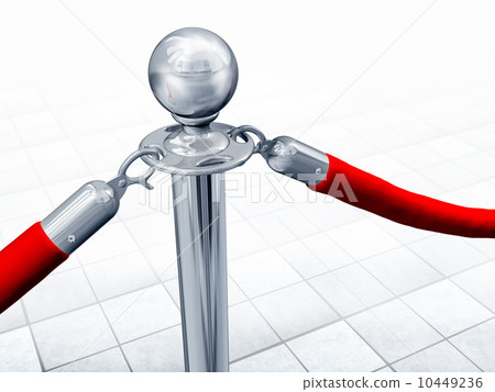 Velvet rope and stand Velvet rope and stand 10449236