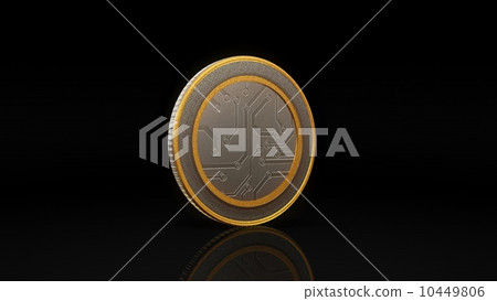 digital currency money coin dark background 45 degree 10449806
