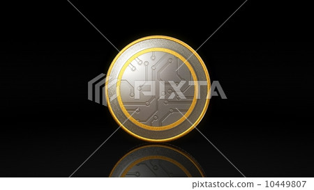 digital currency money coin dark background 10449807