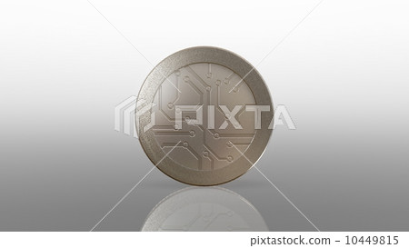digital silver coin 10449815