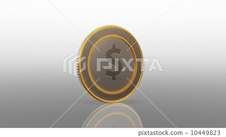 dollar currency coin mix 45 degree 10449823