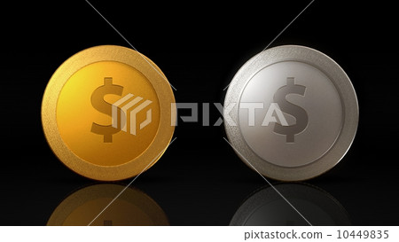 dollar currency coins exchange dark 10449835