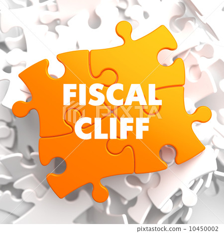 Fiscal Cliff on Orange Puzzle. 10450002