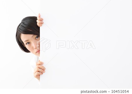 Peeping woman Peeping woman 10451054