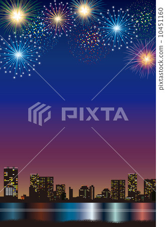 夜景煙花 10451160