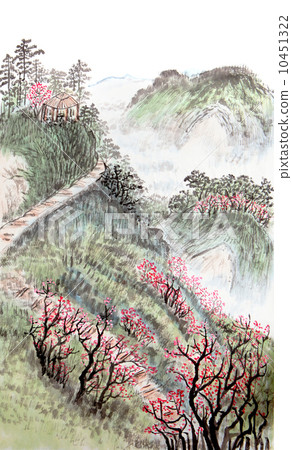 traditional Chinese painting , landscape 10451322