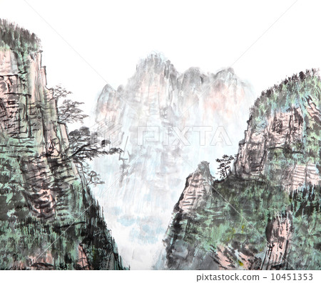 traditional Chinese painting , landscape traditional Chinese painting , landscape 10451353