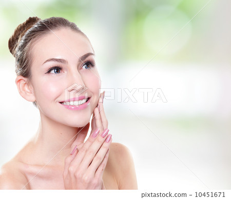 woman smile face with health teeth close up woman smile face with health teeth close up 10451671