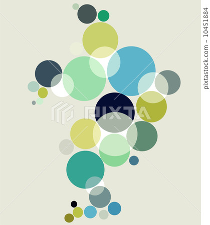 Blue tones bubbles background Blue tones bubbles background 10451884