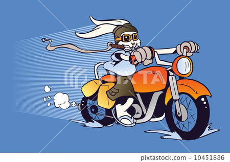 Motorized cartoon Easter Bunny 10451886