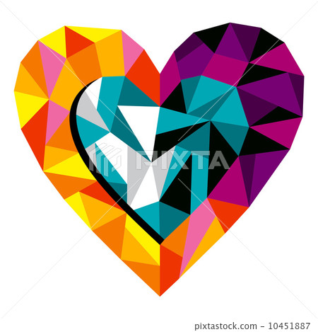 Origami Love Heart Origami Love Heart 10451887