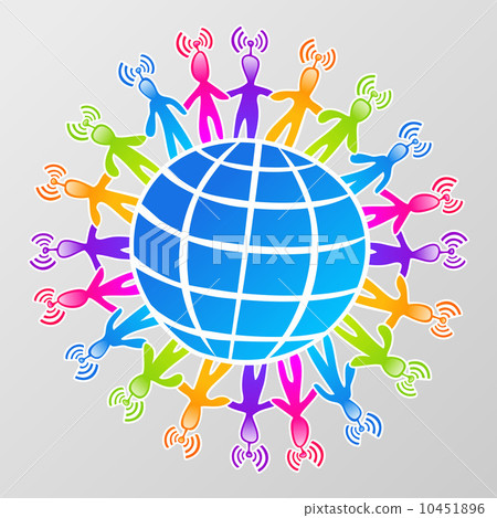 Global social media network - Stock Illustration [10451896] - PIXTA