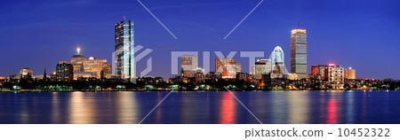 Urban city night scene Urban city night scene 10452322