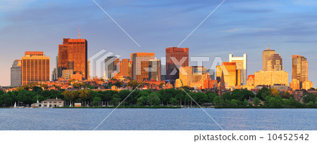 Boston cityscape panorama 10452542