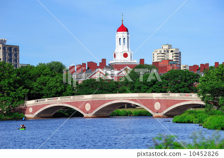 Harvard campus over Charles River 10452826