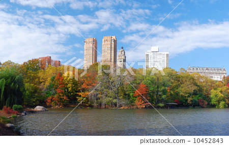 New York City Manhattan Central Park panorama in Autumn 10452843