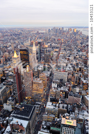 New York City Manhattan downtown skyline 10453121