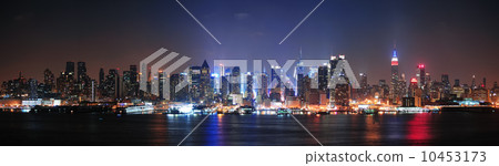 New York City Manhattan midtown skyline New York City Manhattan midtown skyline 10453173