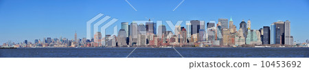 New York City Manhattan downtown panorama New York City Manhattan downtown panorama 10453692