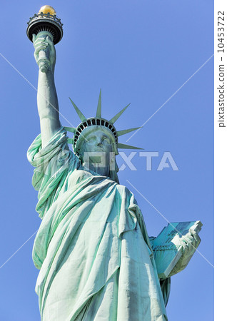 Statue of Liberty closeup in New York City Manhattan 10453722