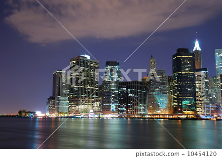 New York City at night 10454120